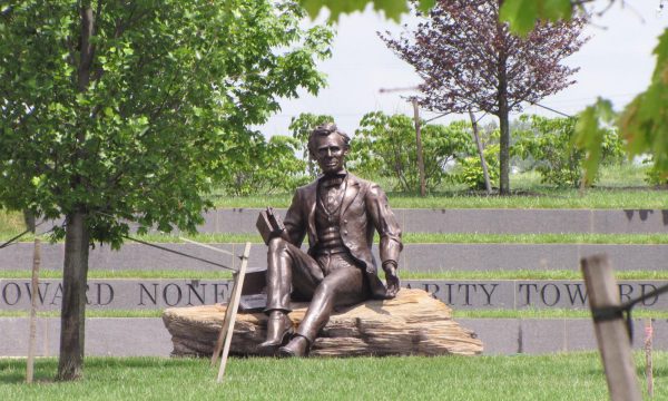 This is a statue of Abraham Lincoln